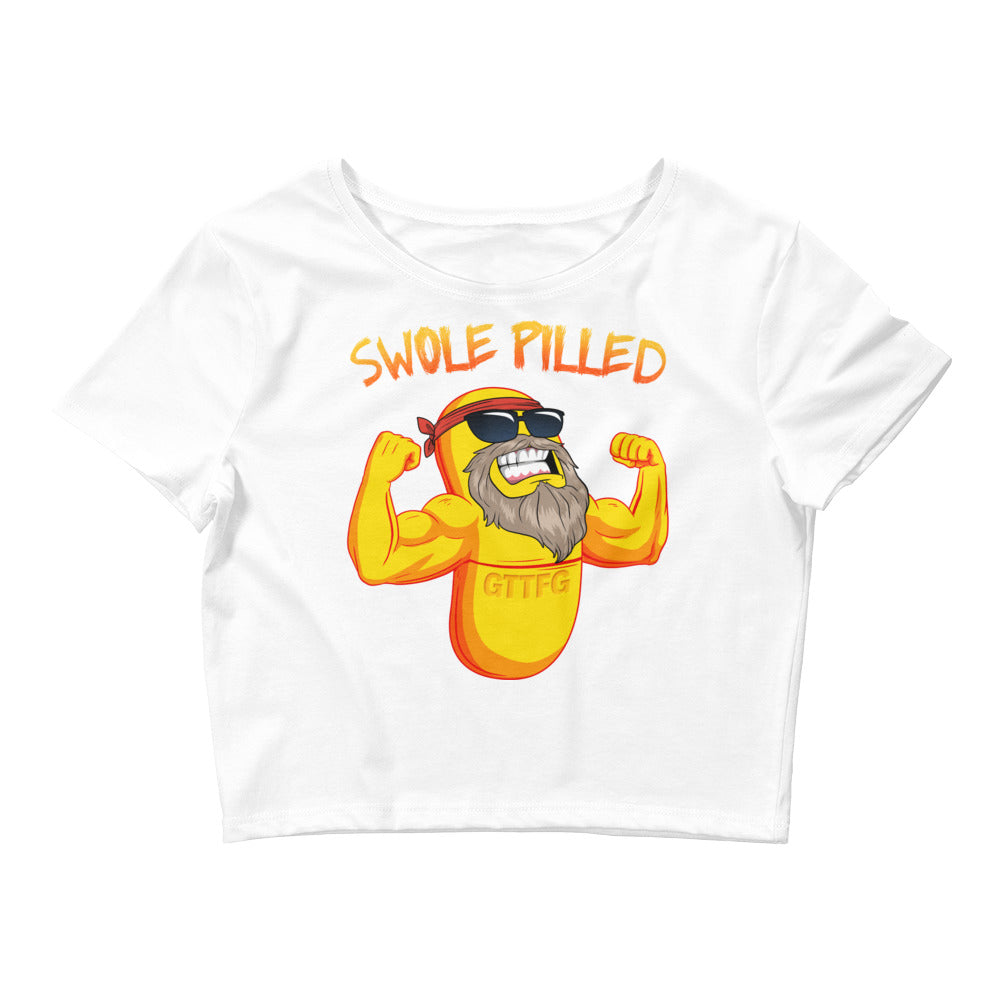 Swole Pilled Women’s Crop Tee