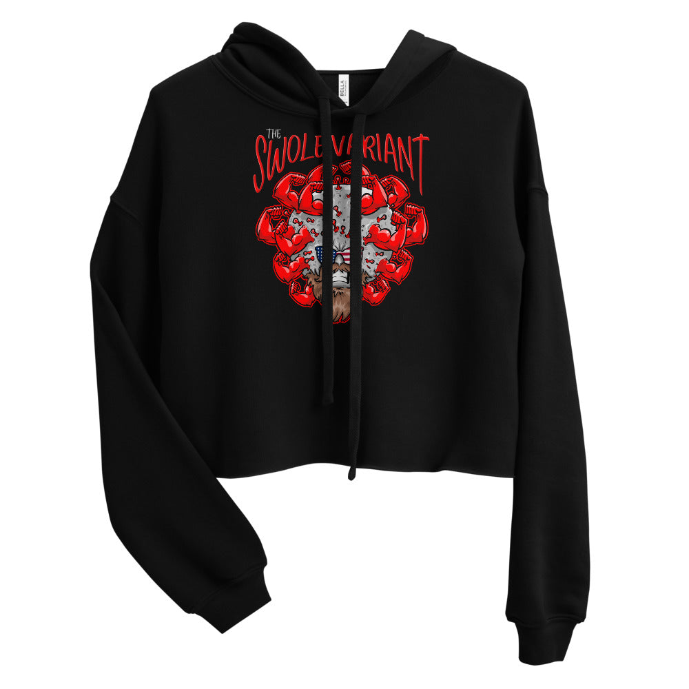 The Swole Variant Crop Hoodie