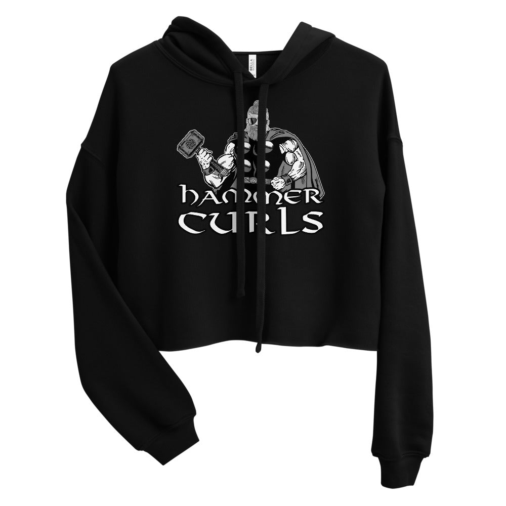 Hammer Curls Crop Hoodie