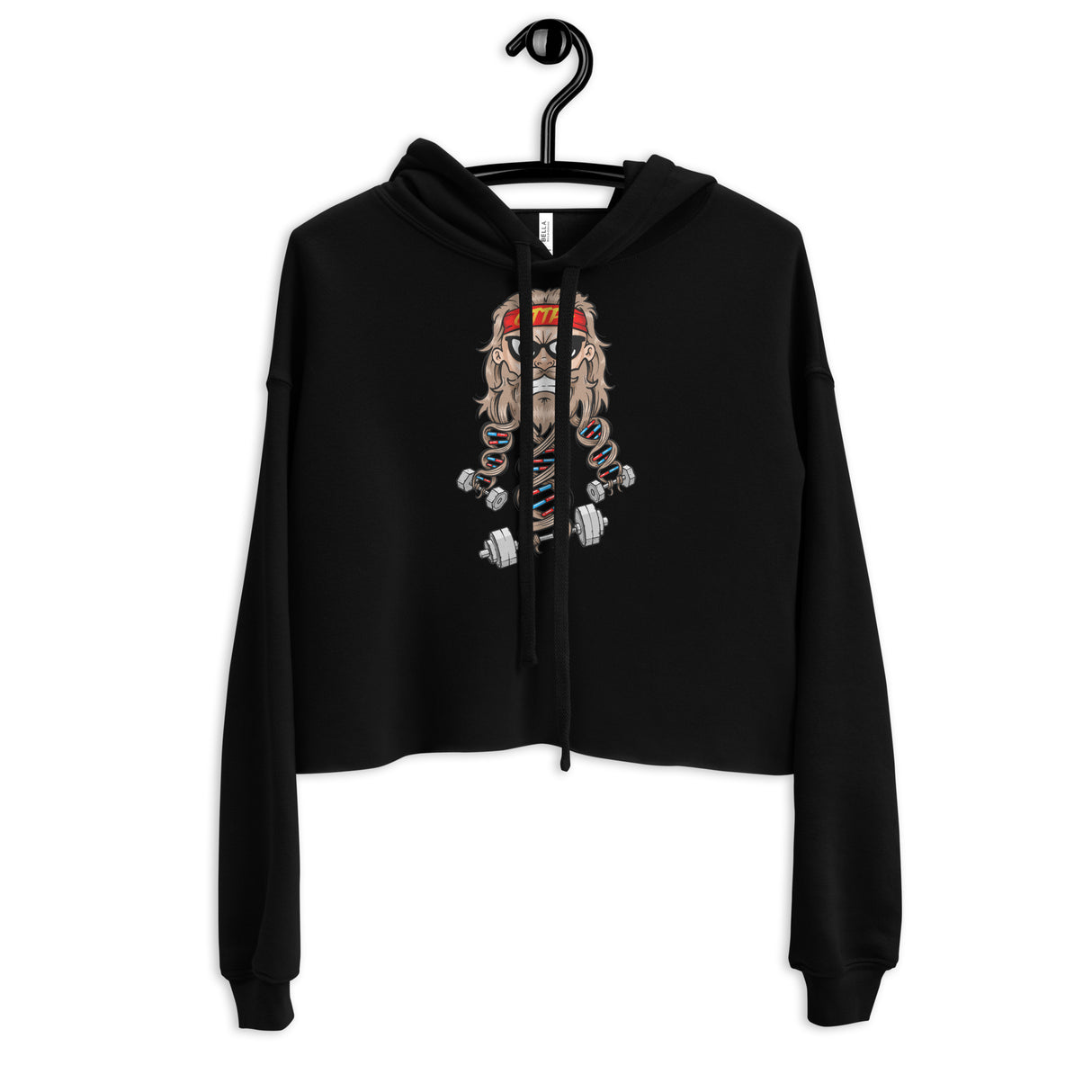 Swole Since Birth Crop Hoodie