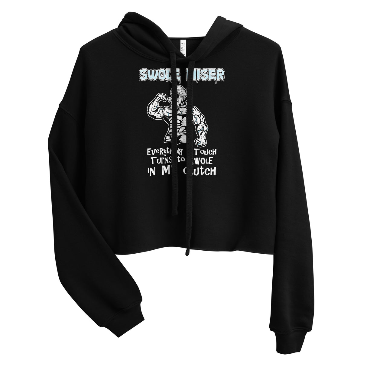 Swole Miser Crop Hoodie