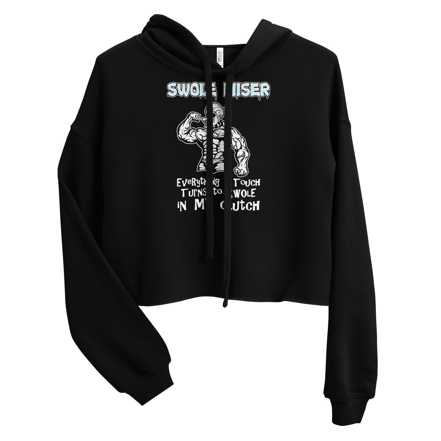 Swole Miser Crop Hoodie