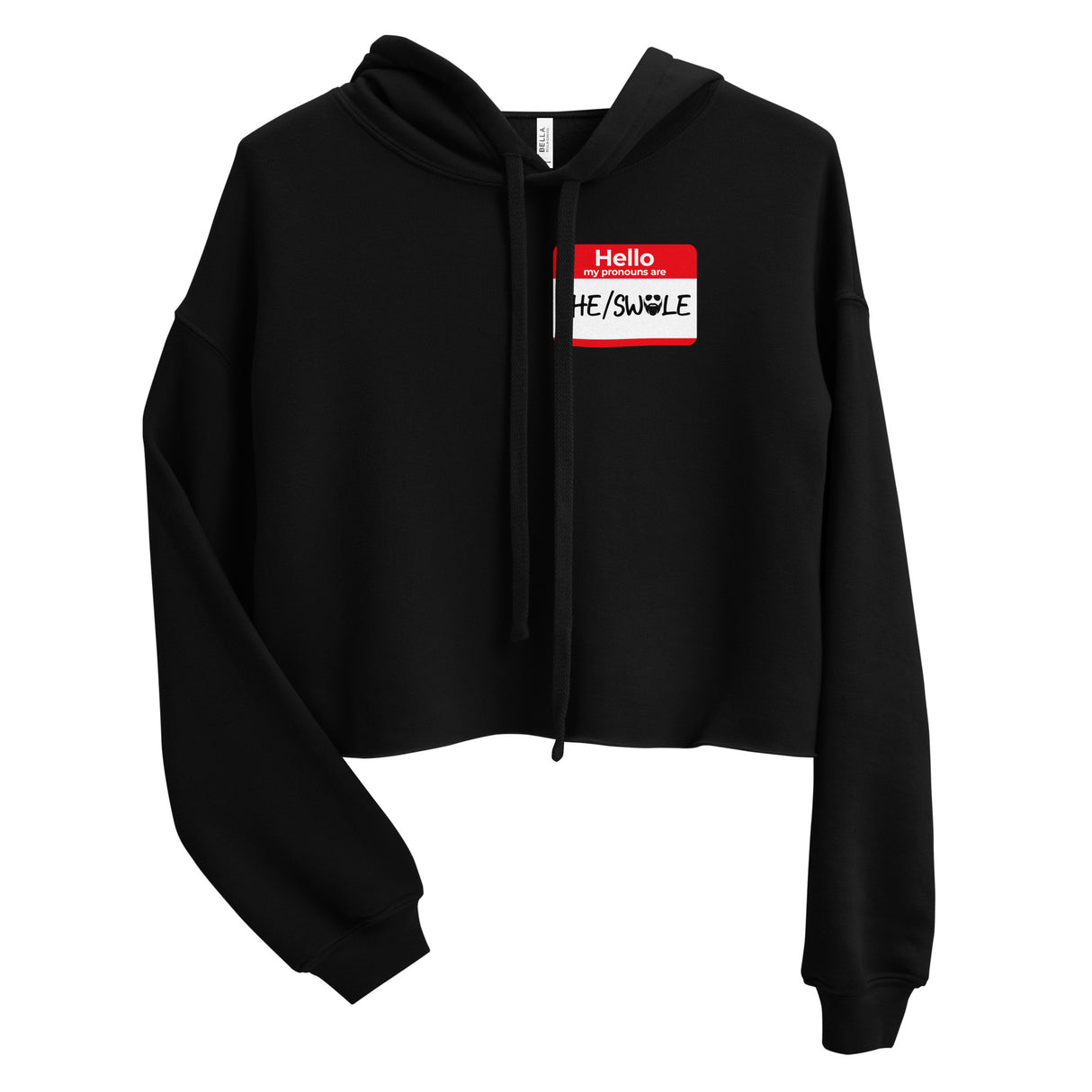 She/Swole Crop Hoodie
