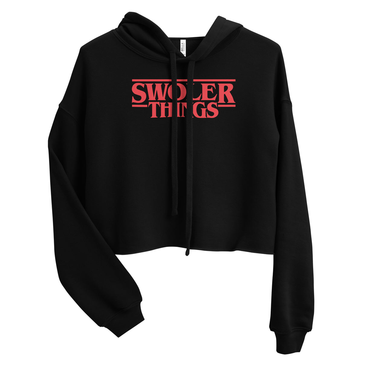Swoler Things Crop Hoodie