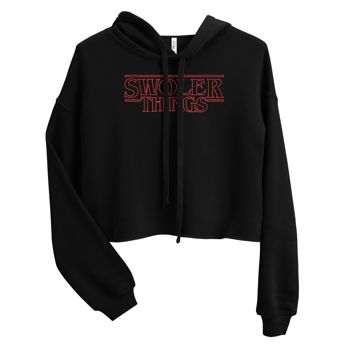 Swoler Things Crop Hoodie