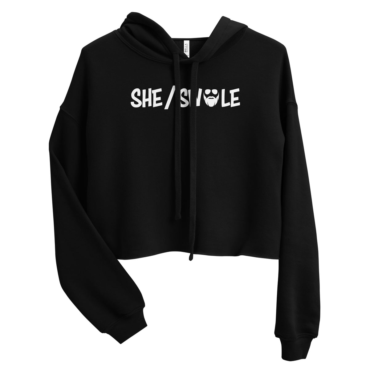 She/Swole Crop Hoodie