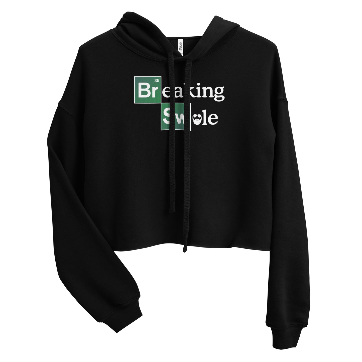 Breaking Swole Crop Hoodie