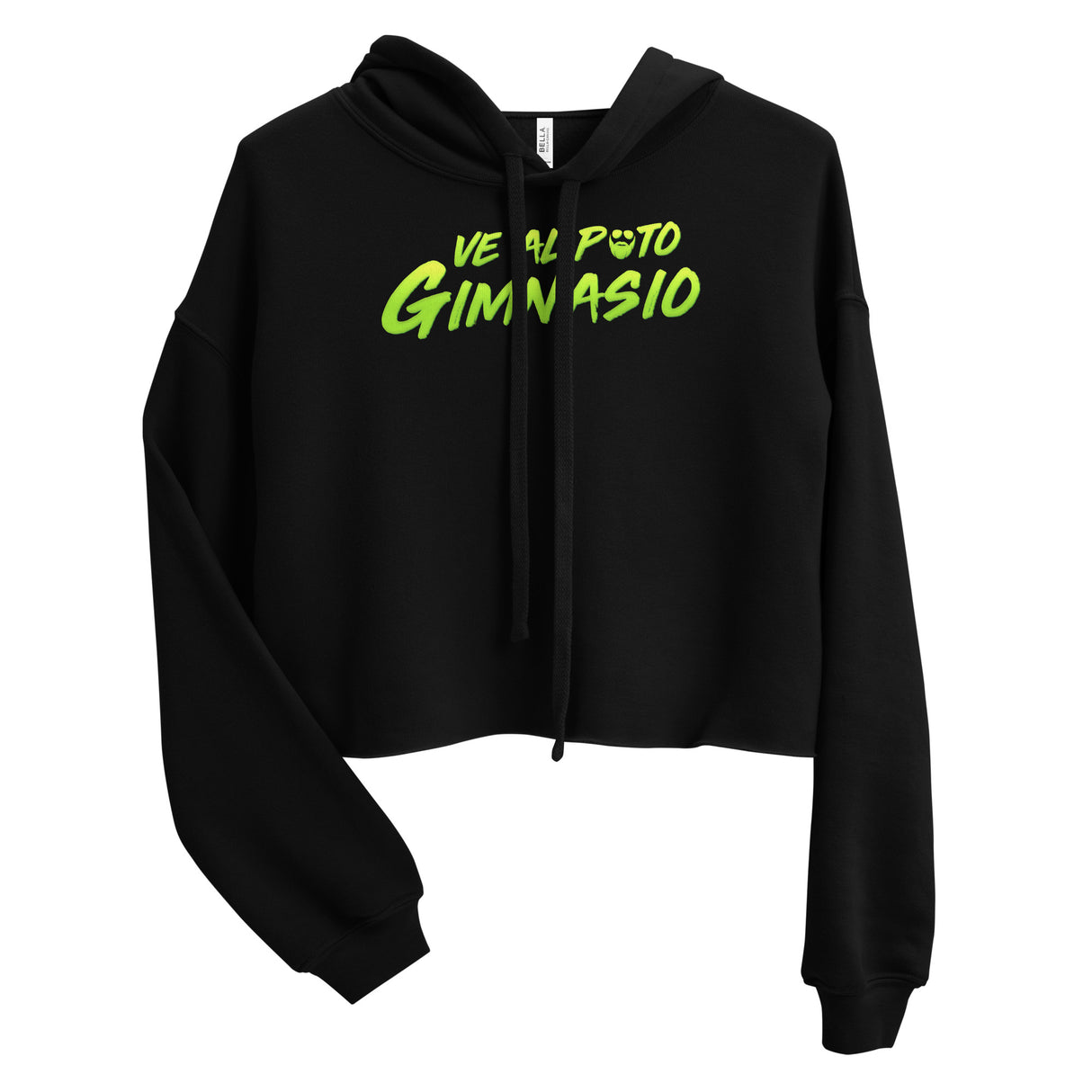 Ve Al Puto Gimnasio Crop Hoodie