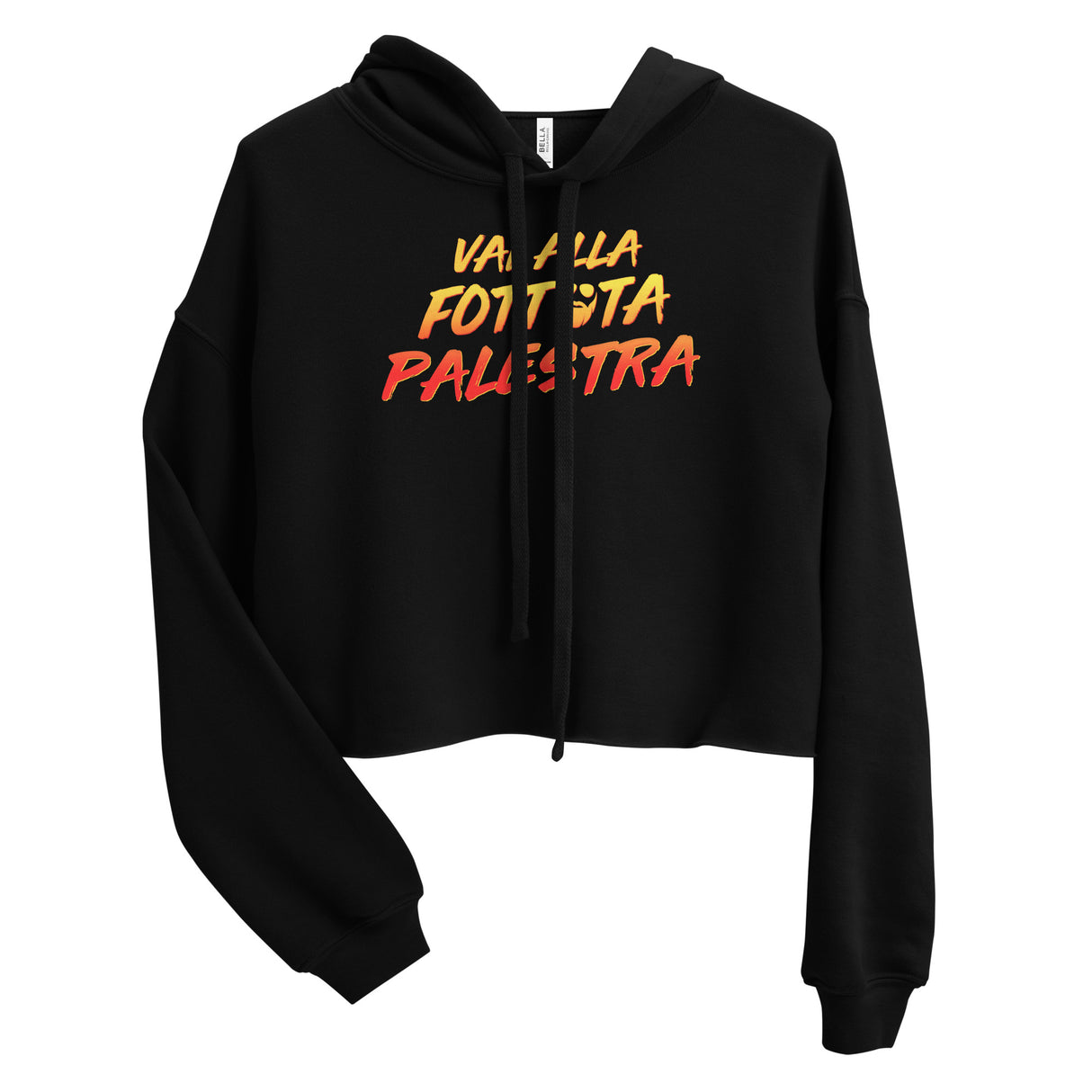 Vai Alla Fottuta Palestra Crop Hoodie