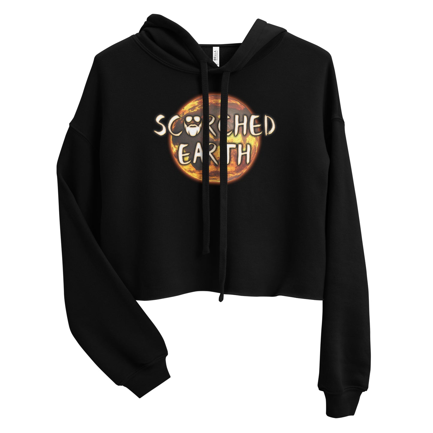 Scorched Earth Crop Hoodie