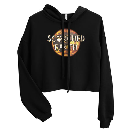 Scorched Earth Crop Hoodie