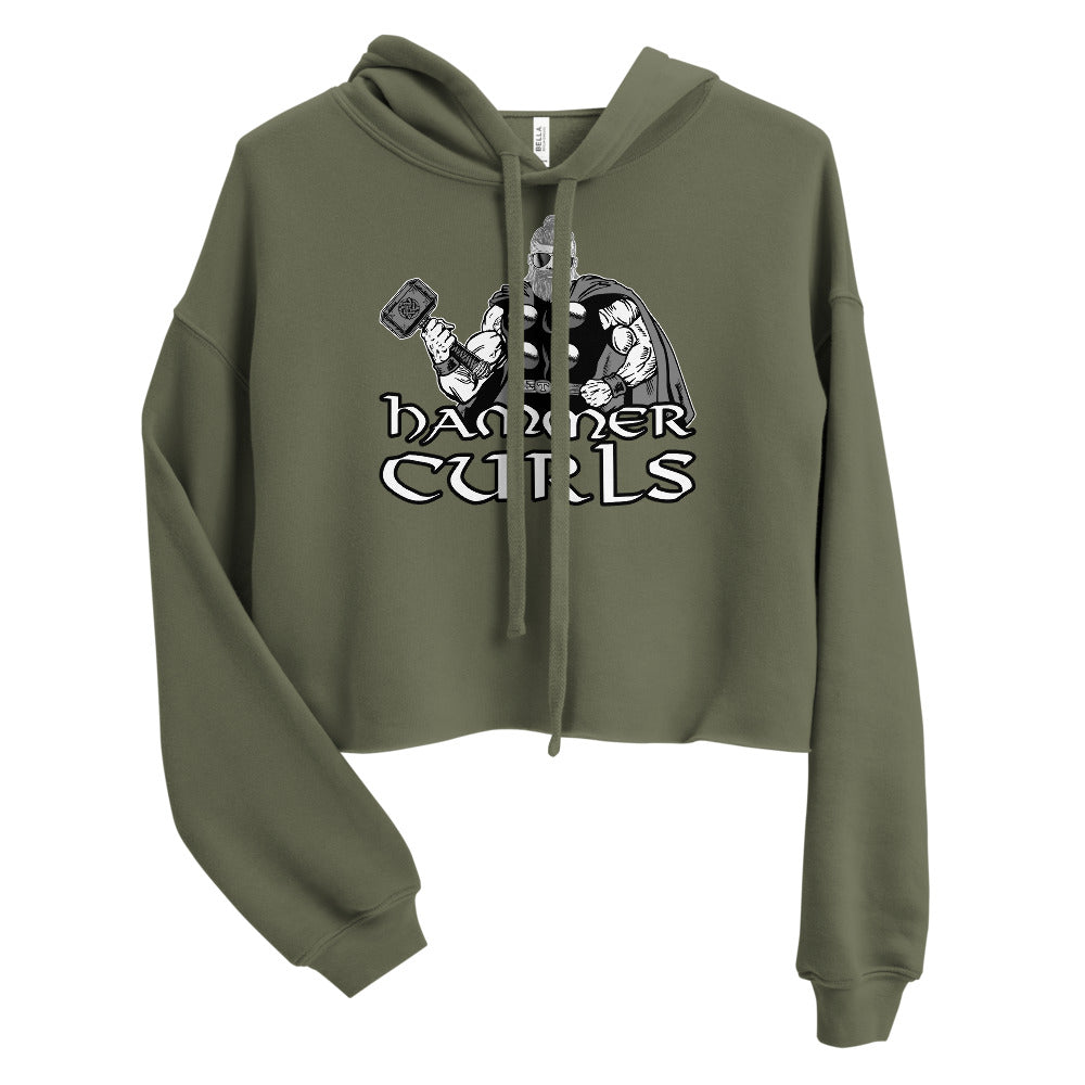 Hammer Curls Crop Hoodie