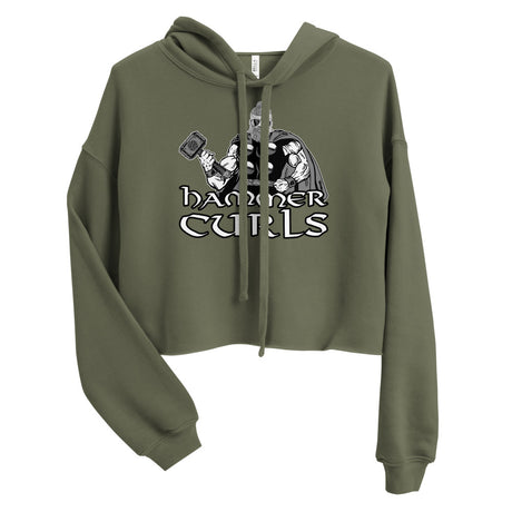 Hammer Curls Crop Hoodie