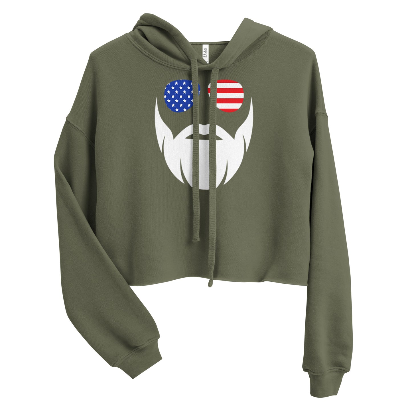 Papa Swolio for President Crop Hoodie
