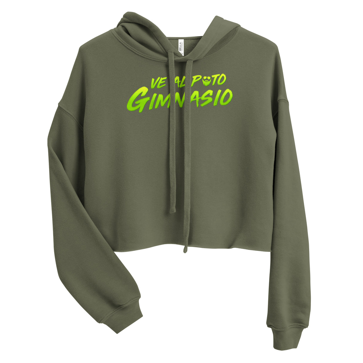 Ve Al Puto Gimnasio Crop Hoodie