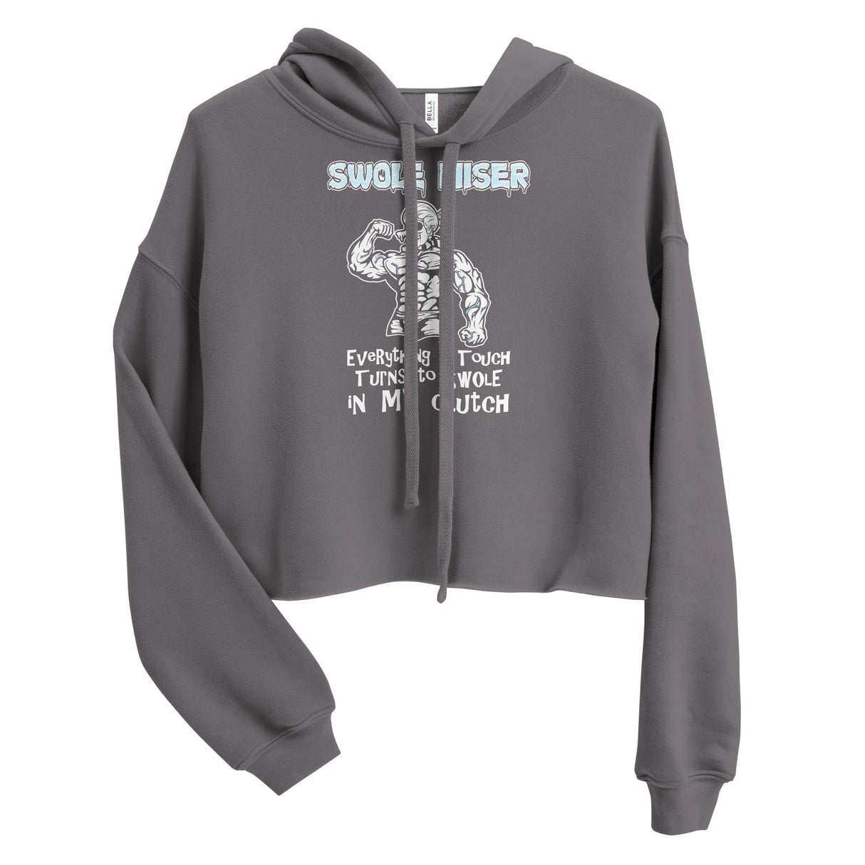 Swole Miser Crop Hoodie