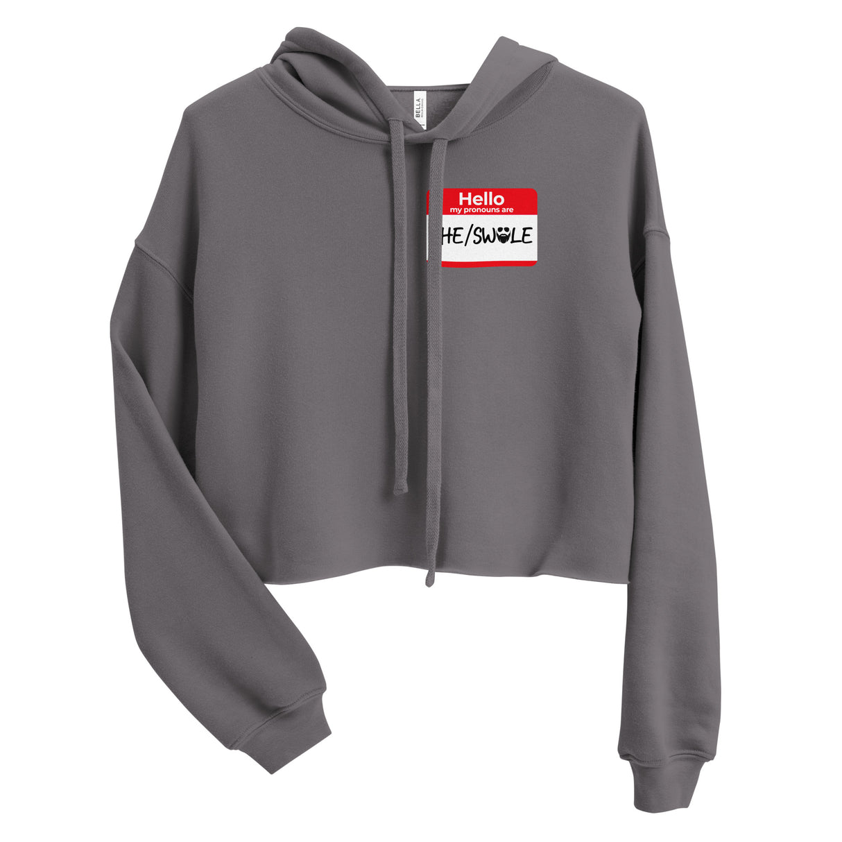 She/Swole Crop Hoodie
