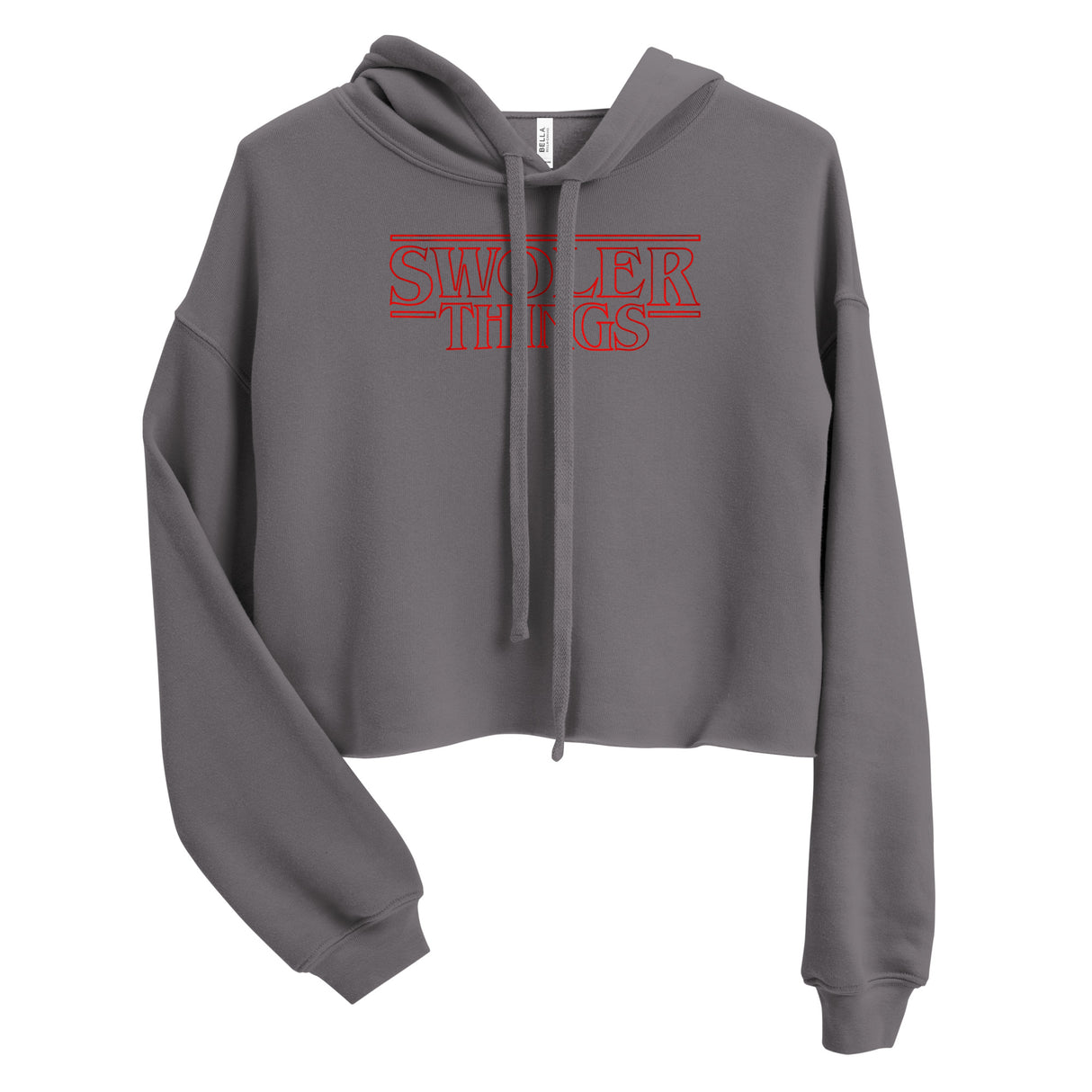 Swoler Things Crop Hoodie