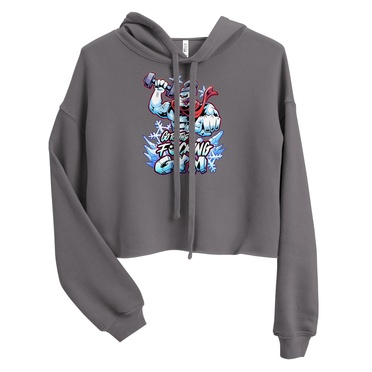 Frosty The SwoleMan Crop Hoodie