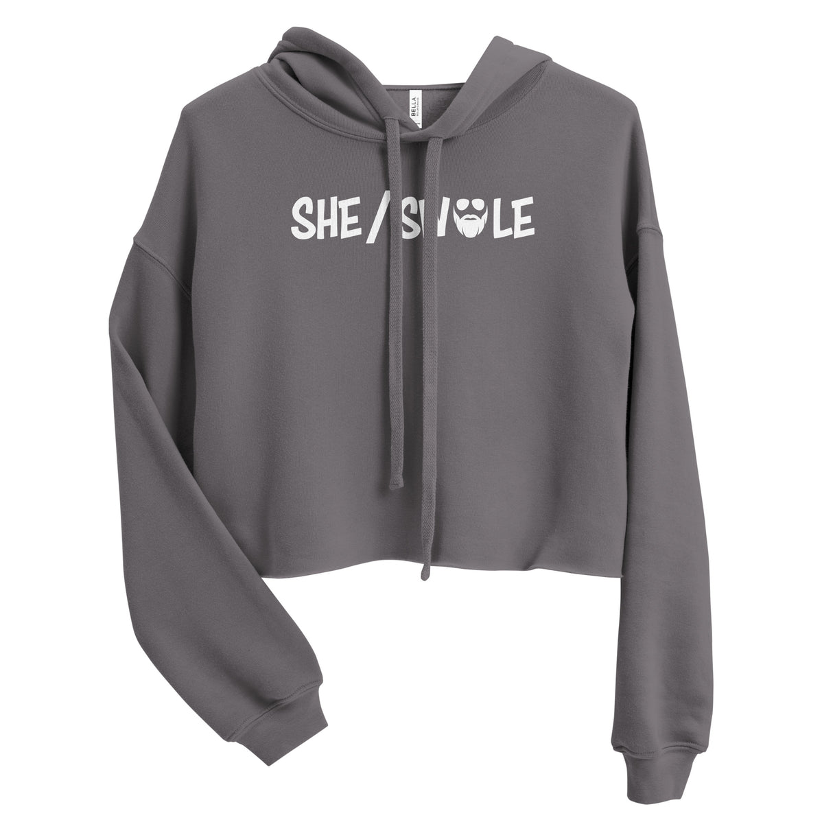 She/Swole Crop Hoodie