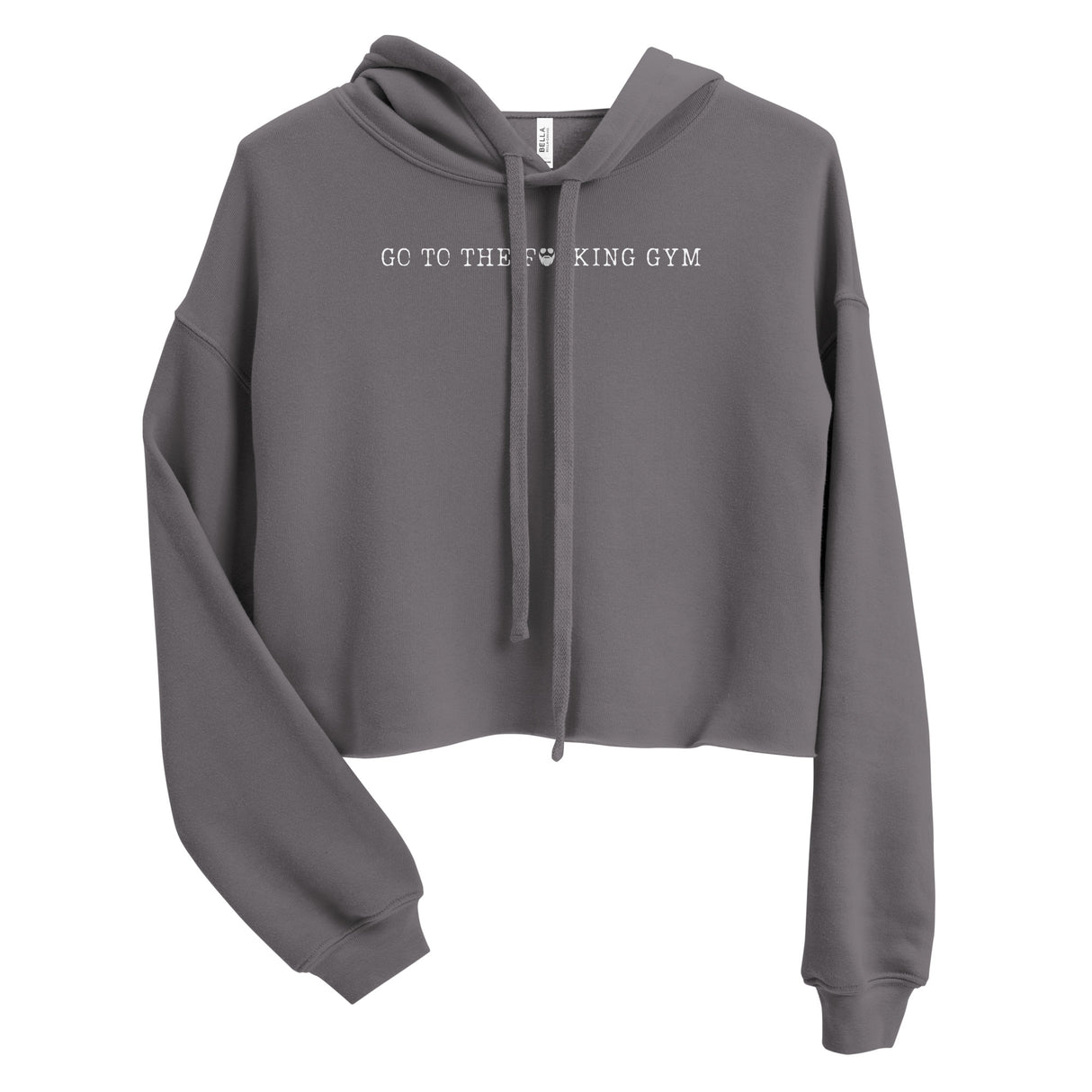 Go To The F*cking Gym Crop Hoodie