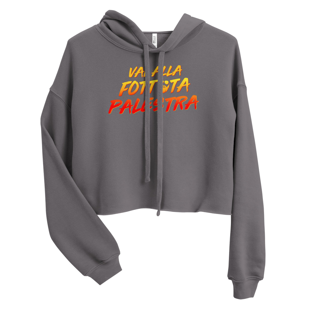 Vai Alla Fottuta Palestra Crop Hoodie