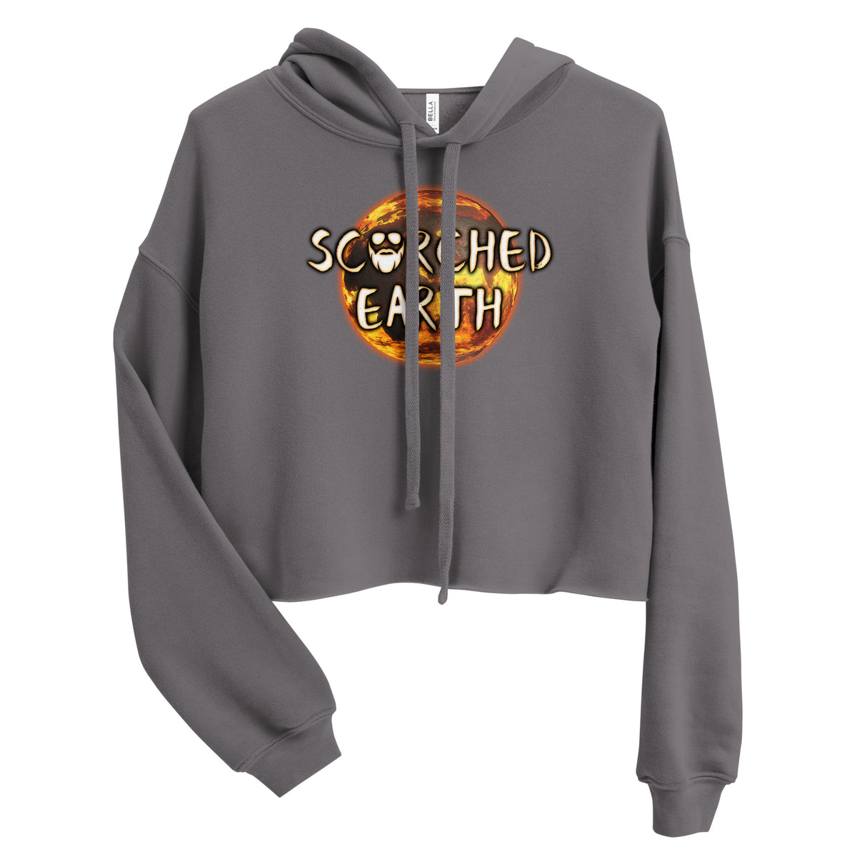 Scorched Earth Crop Hoodie