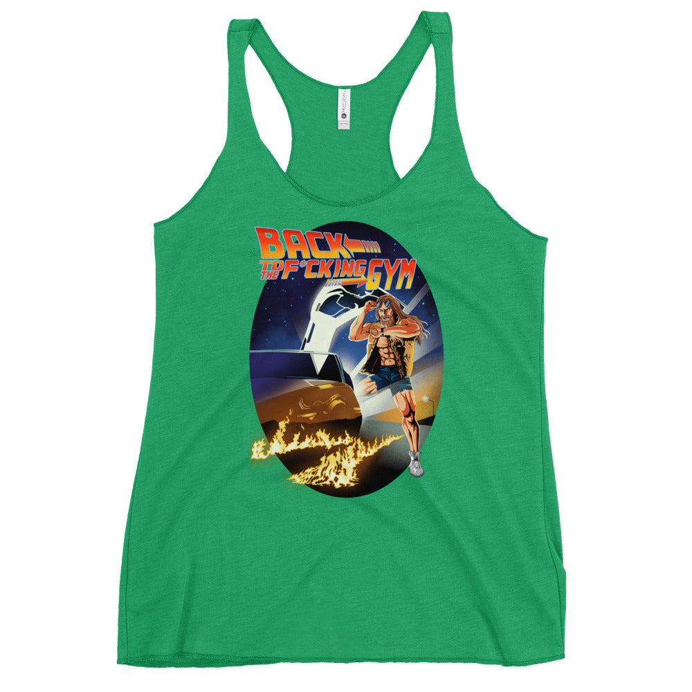 Back To The F*cking Gym (Image) Women's Racerback Tank