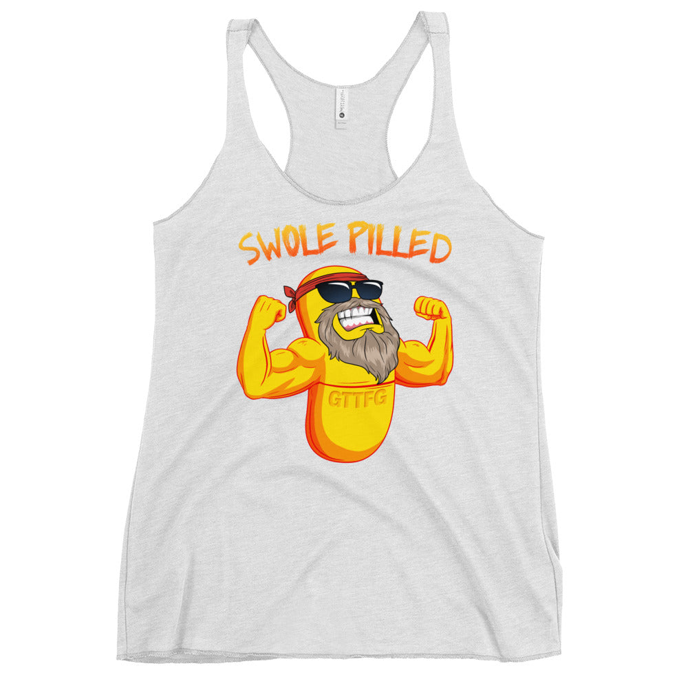 Swole Pilled Women's Racerback Tank