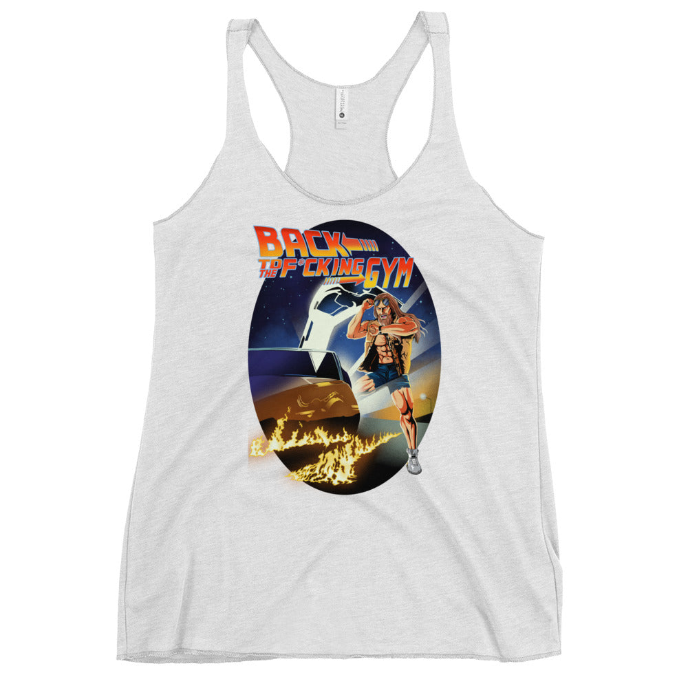 Back To The F*cking Gym (Image) Women's Racerback Tank