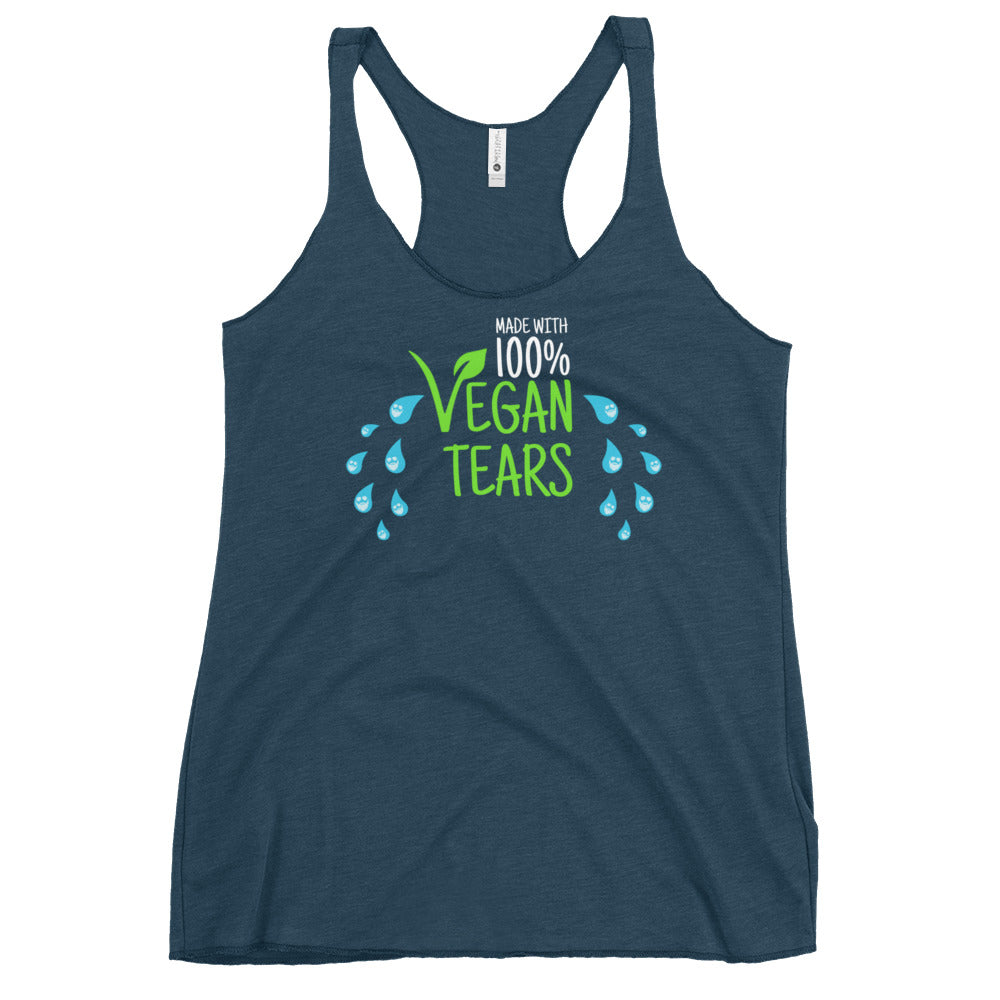 Vegan Tears Women's Racerback Tank