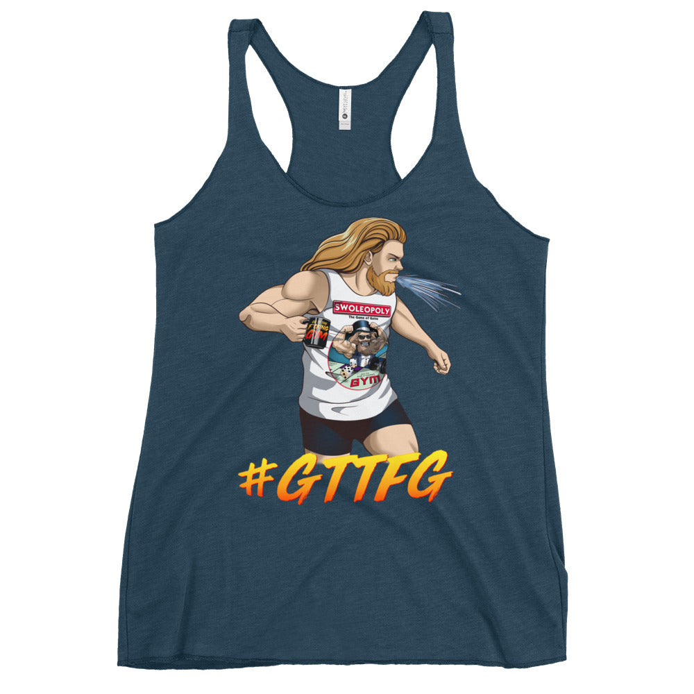 Spit & GTTFG Women's Racerback Tank