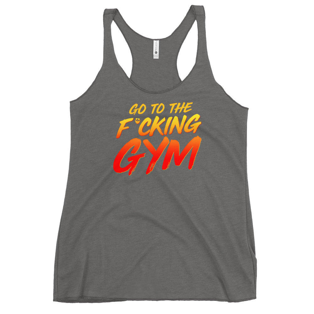 Go To The F*cking Gym Women's Racerback Tank