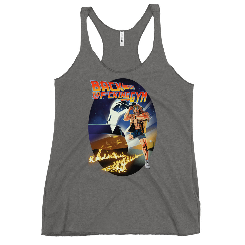 Back To The F*cking Gym (Image) Women's Racerback Tank