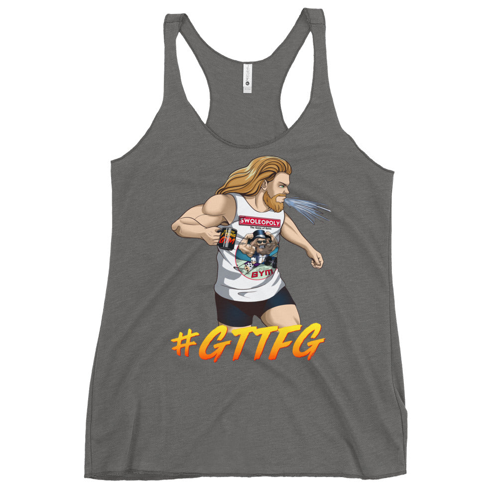 Spit & GTTFG Women's Racerback Tank