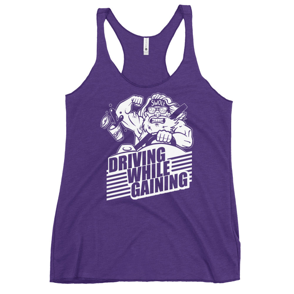 Driving While Gaining Women's Racerback Tank
