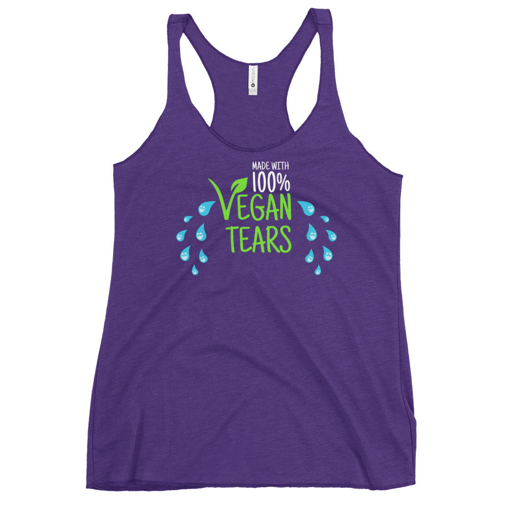 Vegan Tears Women's Racerback Tank