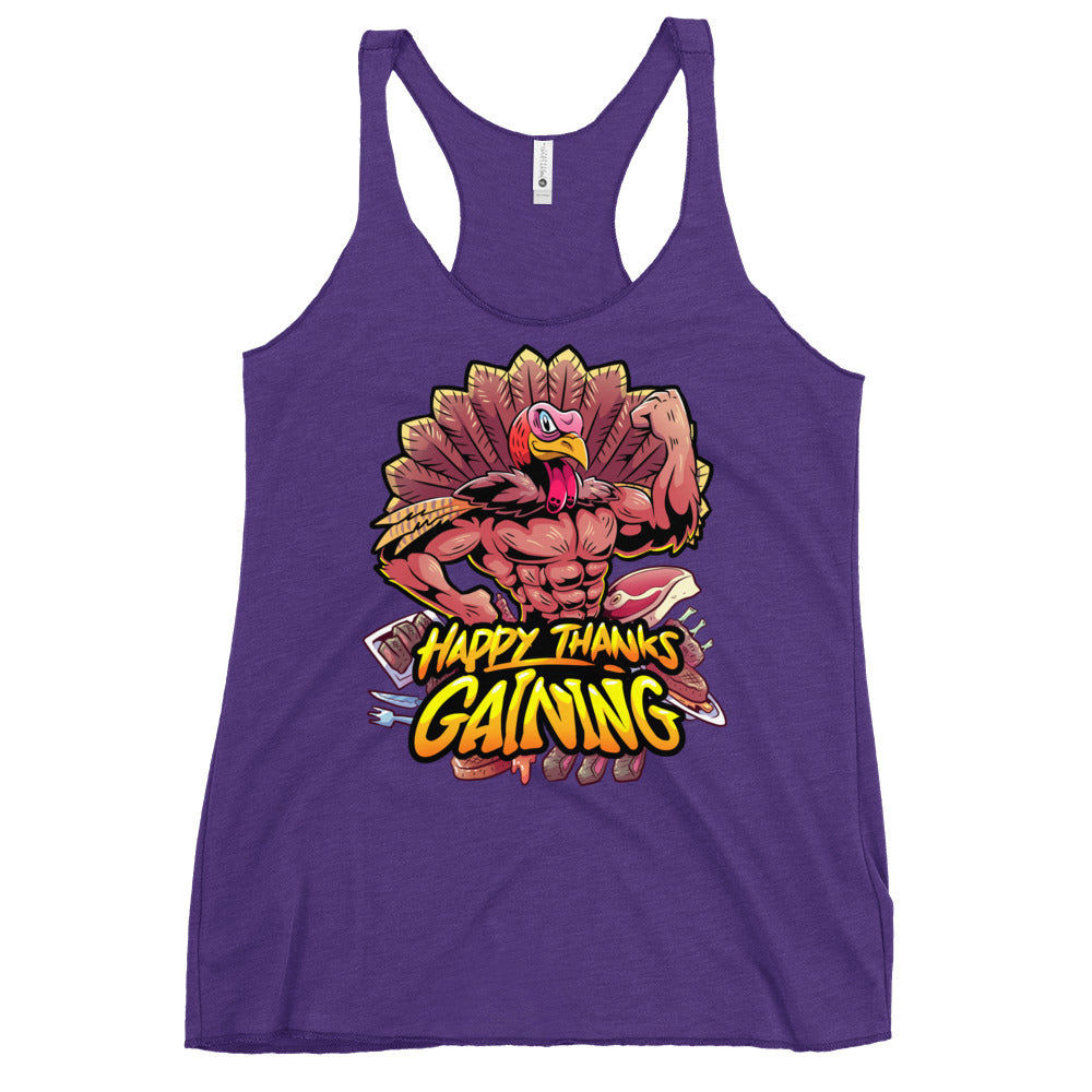 Thanks Gaining Women's Racerback Tank
