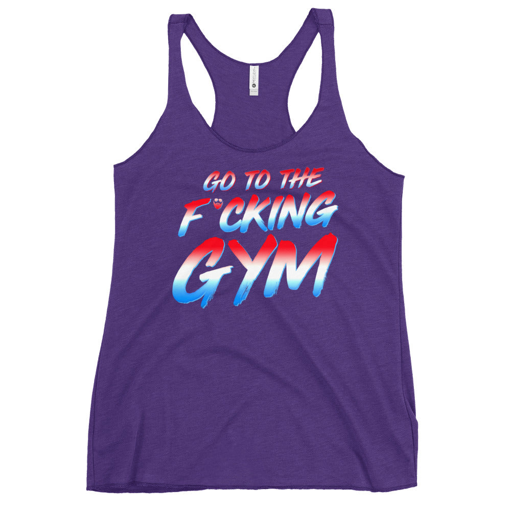 Go To The F*cking Gym USA Women's Racerback Tank