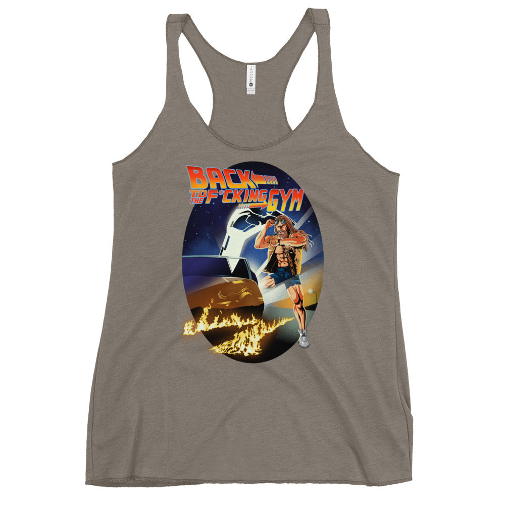 Back To The F*cking Gym (Image) Women's Racerback Tank