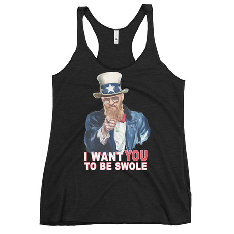 I Want You To Be Swole Women's Racerback Tank