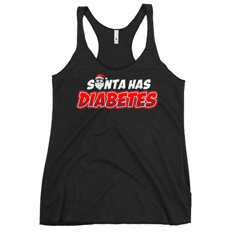 Santa Has Diabetes Women's Racerback Tank