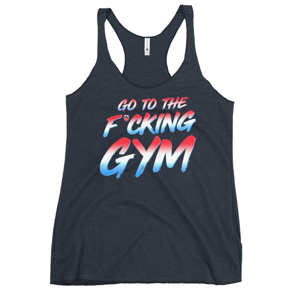 Go To The F*cking Gym USA Women's Racerback Tank