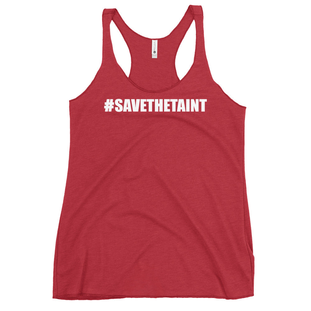 Save The Taint Women's Racerback Tank