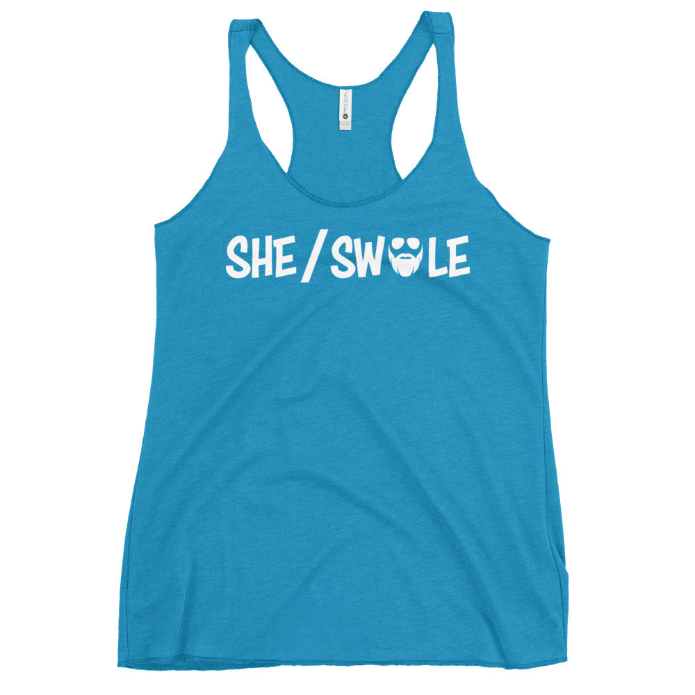 She/Swole Women's Racerback Tank