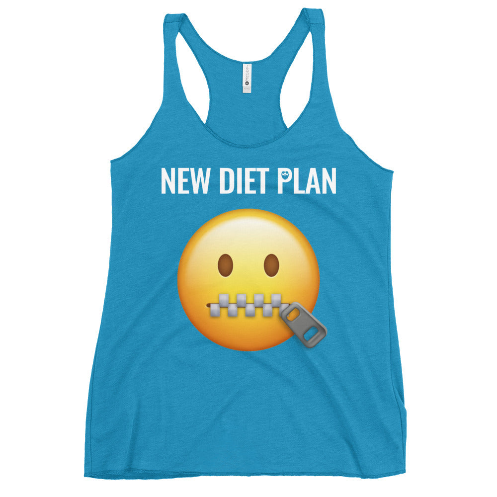 New Diet Plan Women's Racerback Tank