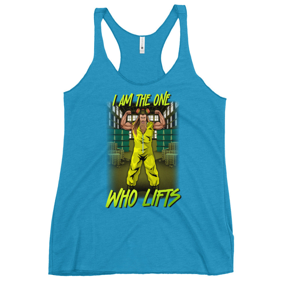 I Am The One Who Lifts Women's Racerback Tank