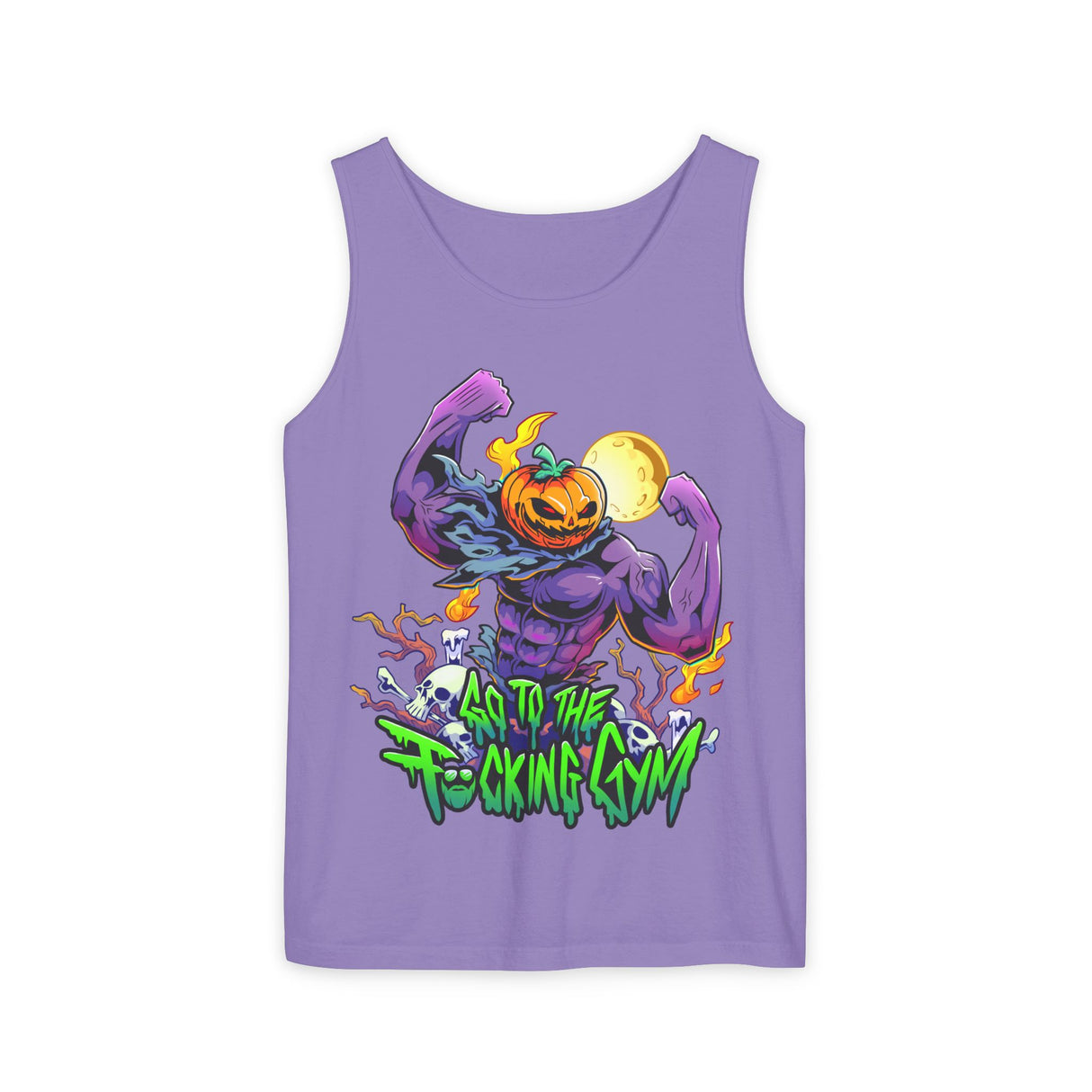 Pumpkin Head Go To The F*cking Gym Comfort Tank Top