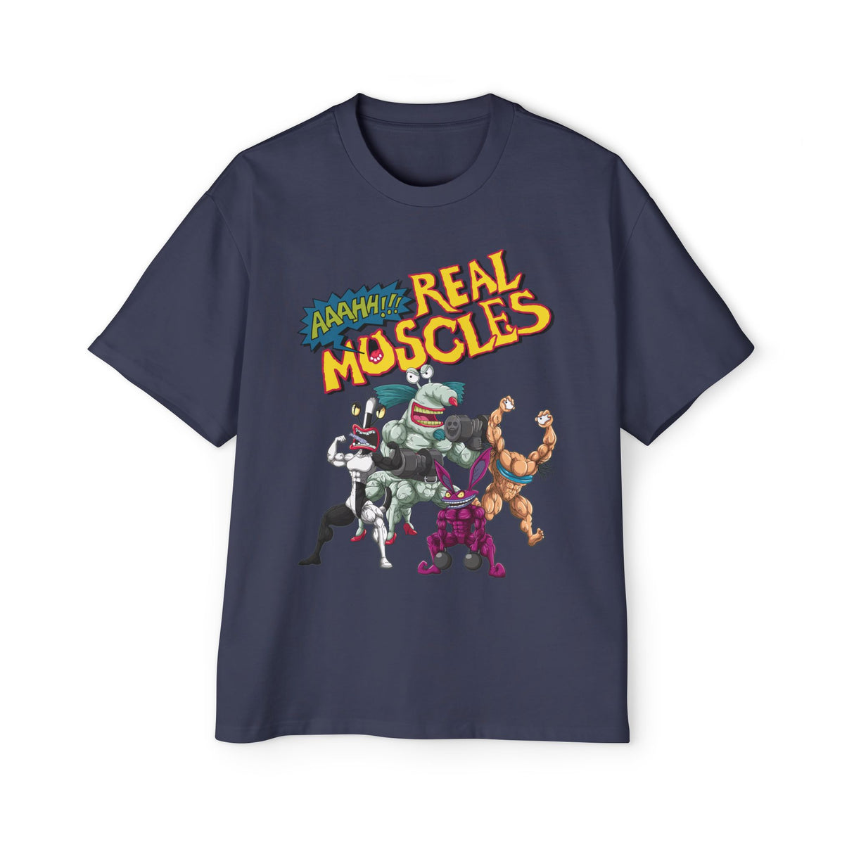 Aaahh!!! Real Muscles Heavy Oversized Tee