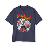 Steaks On a Plane Heavy Oversized Tee